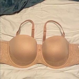 Multi-way strap push-up bra